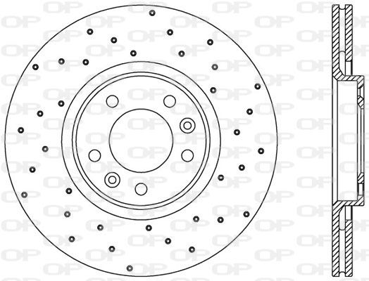 OPEN PARTS Bremžu diski BDRS2380.25